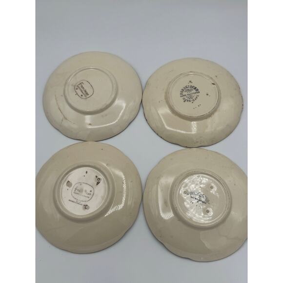 Vintage Franciscan "Desert Rose" China Saucer Set of 4 - Picture 5 of 5